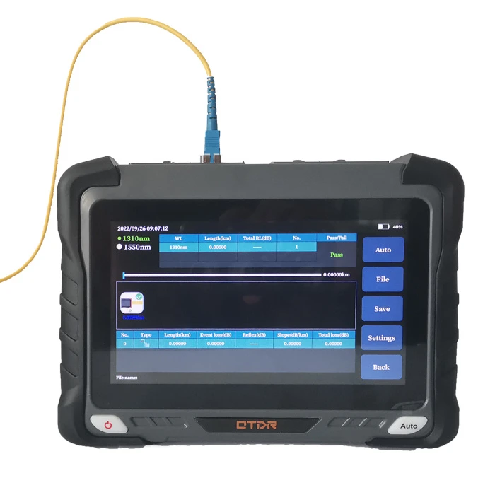ST3200H 7인치 터치 스크린 otdr 고동적